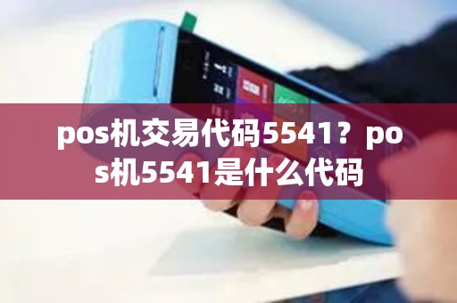 pos机交易代码5541？pos机5541是什么代码