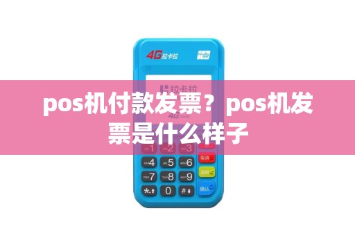 pos机付款发票？pos机发票是什么样子