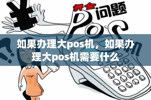 如果办理大pos机，如果办理大pos机需要什么