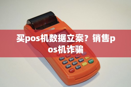 买pos机数据立案？销售pos机诈骗