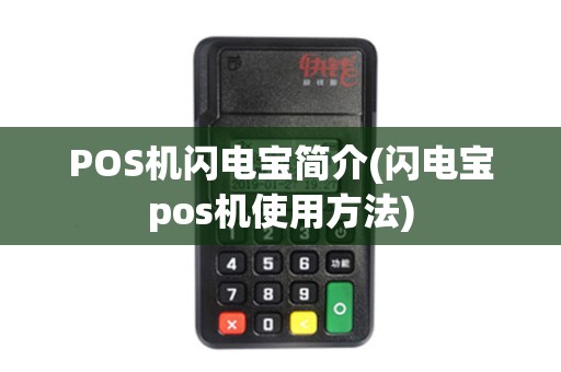 POS机闪电宝简介(闪电宝pos机使用方法)