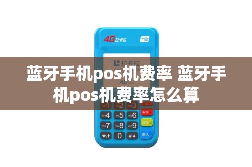 蓝牙手机pos机费率 蓝牙手机pos机费率怎么算