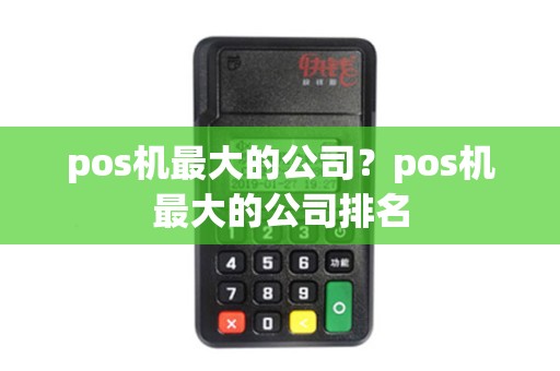 pos机最大的公司？pos机最大的公司排名