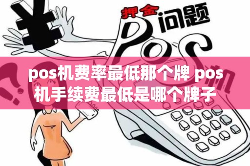 pos机费率最低那个牌 pos机手续费最低是哪个牌子