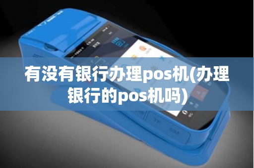 有没有银行办理pos机(办理银行的pos机吗)