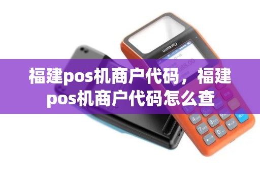 福建pos机商户代码，福建pos机商户代码怎么查