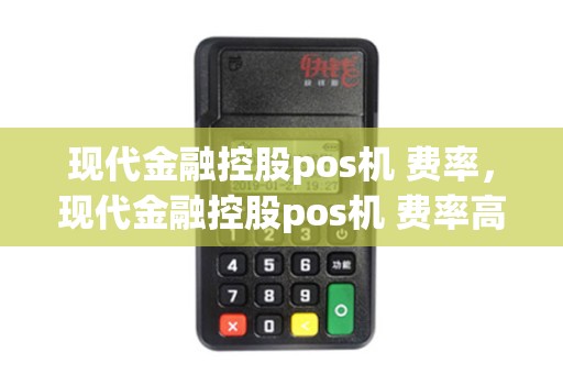 现代金融控股pos机 费率，现代金融控股pos机 费率高吗