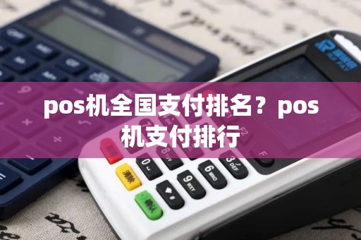 pos机全国支付排名？pos机支付排行