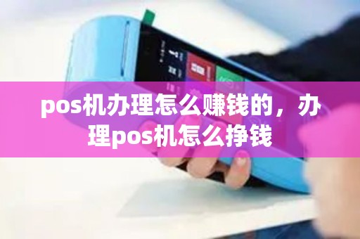 pos机办理怎么赚钱的，办理pos机怎么挣钱