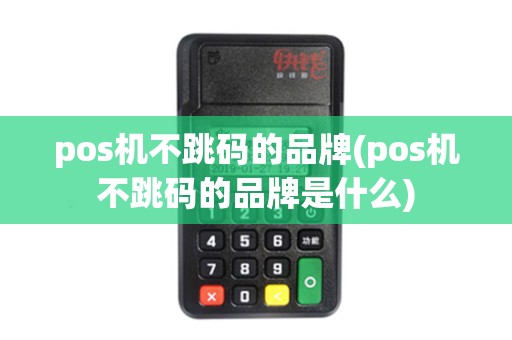 pos机不跳码的品牌(pos机不跳码的品牌是什么)