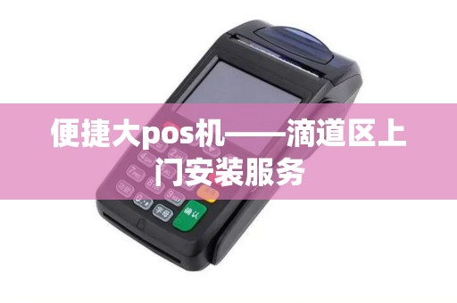 便捷大pos机——滴道区上门安装服务