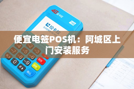 便宜电签POS机：阿城区上门安装服务
