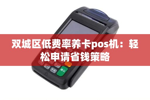 双城区低费率养卡pos机：轻松申请省钱策略
