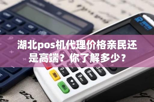 湖北pos机代理价格亲民还是高端？你了解多少？