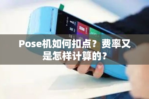 Pose机如何扣点？费率又是怎样计算的？