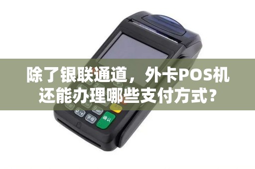 除了银联通道，外卡POS机还能办理哪些支付方式？