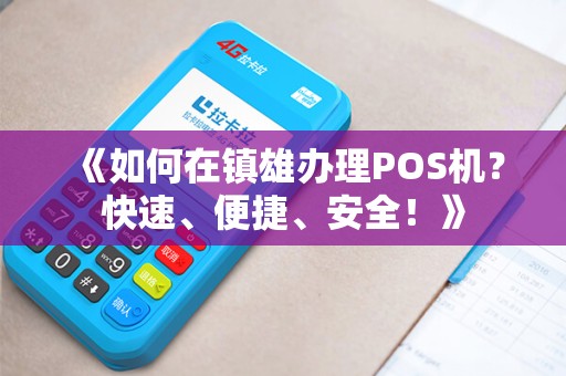 《如何在镇雄办理POS机？快速、便捷、安全！》