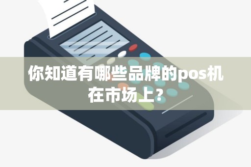 你知道有哪些品牌的pos机在市场上？