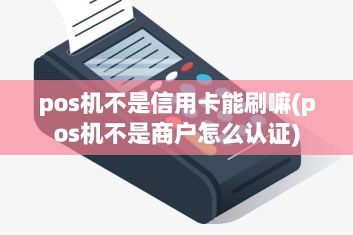 pos机不是信用卡能刷嘛(pos机不是商户怎么认证)