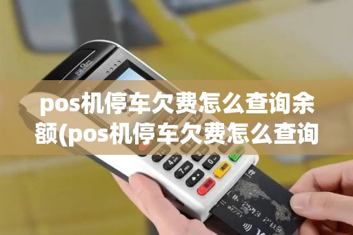 pos机停车欠费怎么查询余额(pos机停车欠费怎么查询)