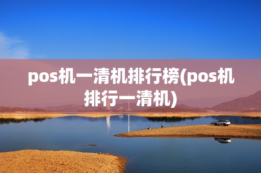 pos机一清机排行榜(pos机排行一清机)