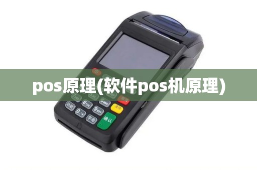 pos原理(软件pos机原理)
