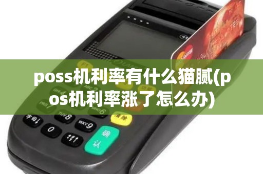 poss机利率有什么猫腻(pos机利率涨了怎么办)