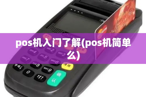 pos机入门了解(pos机简单么)