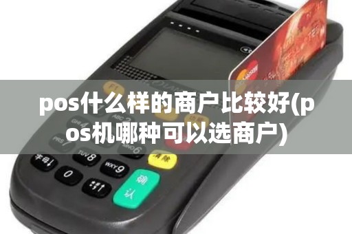 pos什么样的商户比较好(pos机哪种可以选商户)