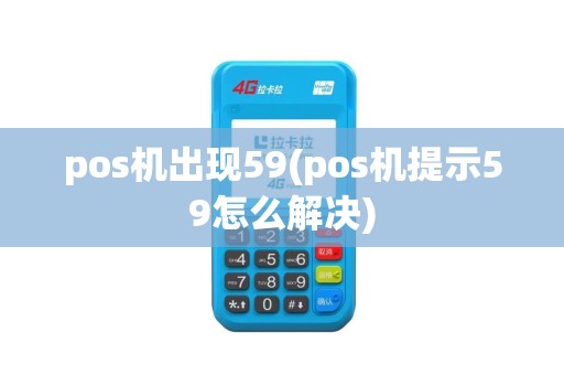 pos机出现59(pos机提示59怎么解决)