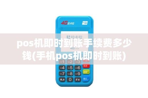 pos机即时到账手续费多少钱(手机pos机即时到账)