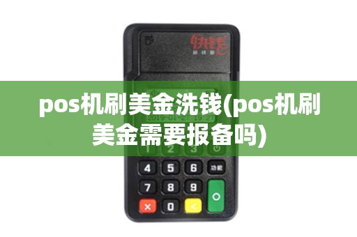 pos机刷美金洗钱(pos机刷美金需要报备吗)
