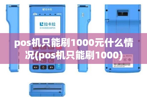 pos机只能刷1000元什么情况(pos机只能刷1000)