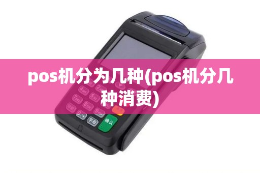 pos机分为几种(pos机分几种消费)
