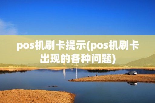 pos机刷卡提示(pos机刷卡出现的各种问题)
