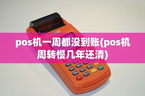 pos机一周都没到账(pos机周转慢几年还清)