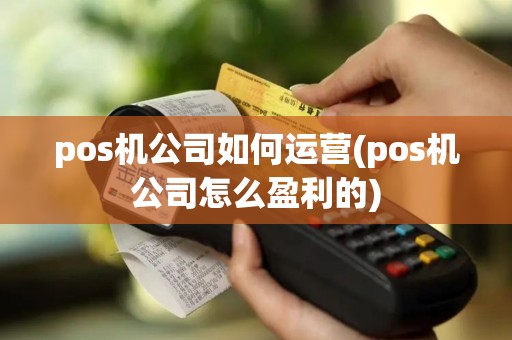 pos机公司如何运营(pos机公司怎么盈利的)