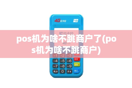 pos机为啥不跳商户了(pos机为啥不跳商户)