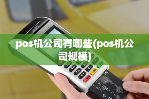 pos机公司有哪些(pos机公司规模)