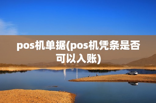 pos机单据(pos机凭条是否可以入账)