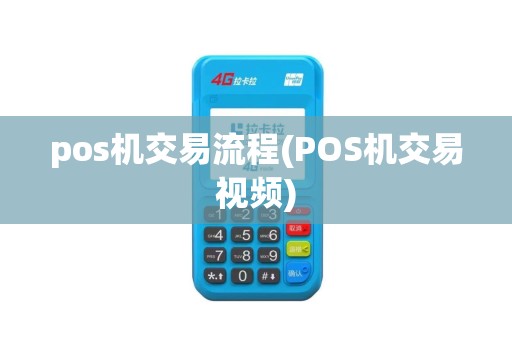 pos机交易流程(POS机交易视频)