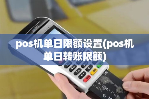 pos机单日限额设置(pos机单日转账限额)