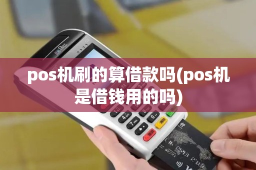 pos机刷的算借款吗(pos机是借钱用的吗)