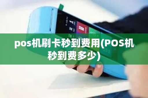 pos机刷卡秒到费用(POS机秒到费多少)