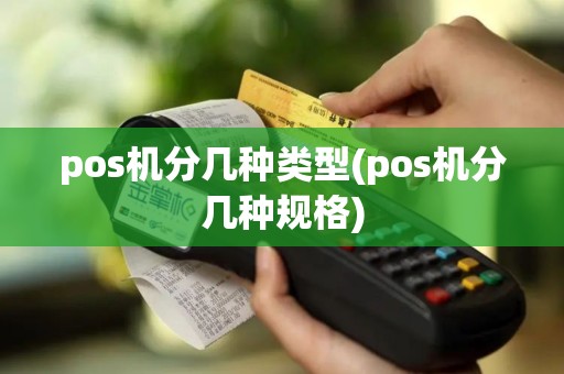 pos机分几种类型(pos机分几种规格)