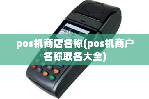 pos机商店名称(pos机商户名称取名大全)