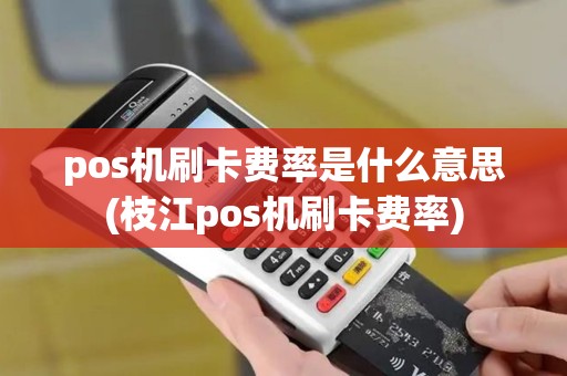 pos机刷卡费率是什么意思(枝江pos机刷卡费率)