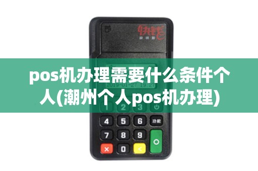 pos机办理需要什么条件个人(潮州个人pos机办理)