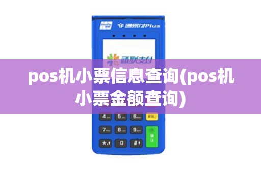 pos机小票信息查询(pos机小票金额查询)