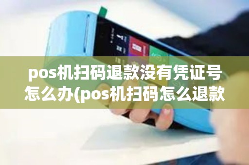pos机扫码退款没有凭证号怎么办(pos机扫码怎么退款)